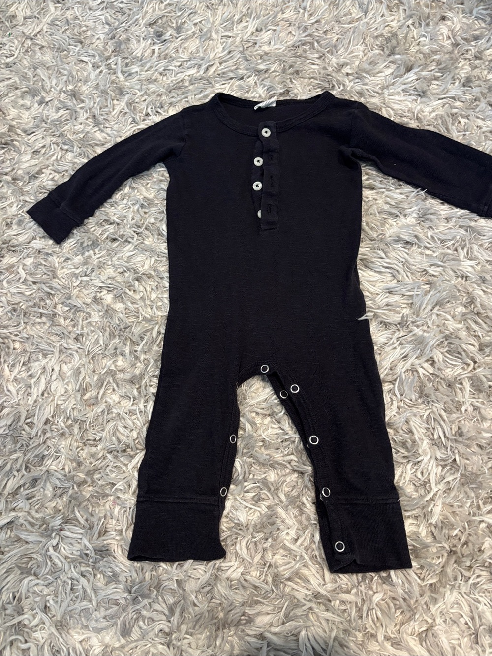 Kate Quinn Organic Cotton Henley
Romper Size